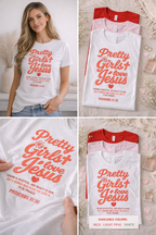 Pretty Girls Love Jesus Shirt – Proverbs 31:30 Christian Tee