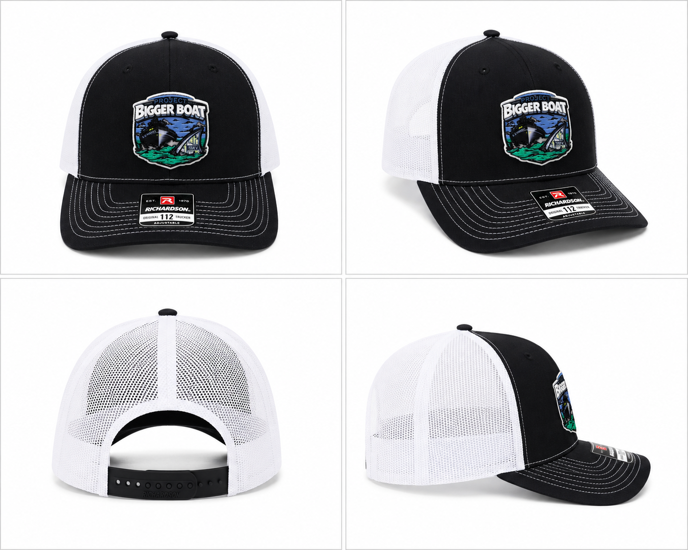 Custom Richardson 112 Trucker Hat – Premium Custom 3D Logo
